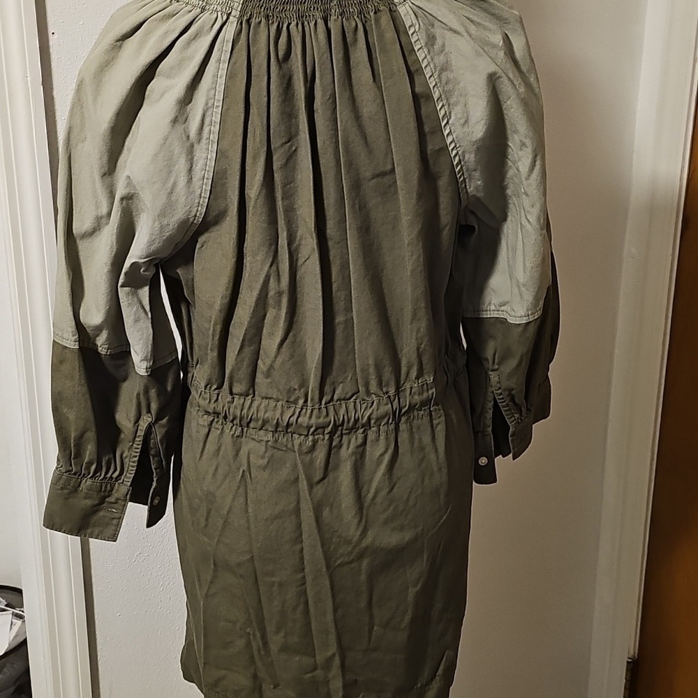 Free Assembly Green Drawstring Dress - Picture 5 of 6